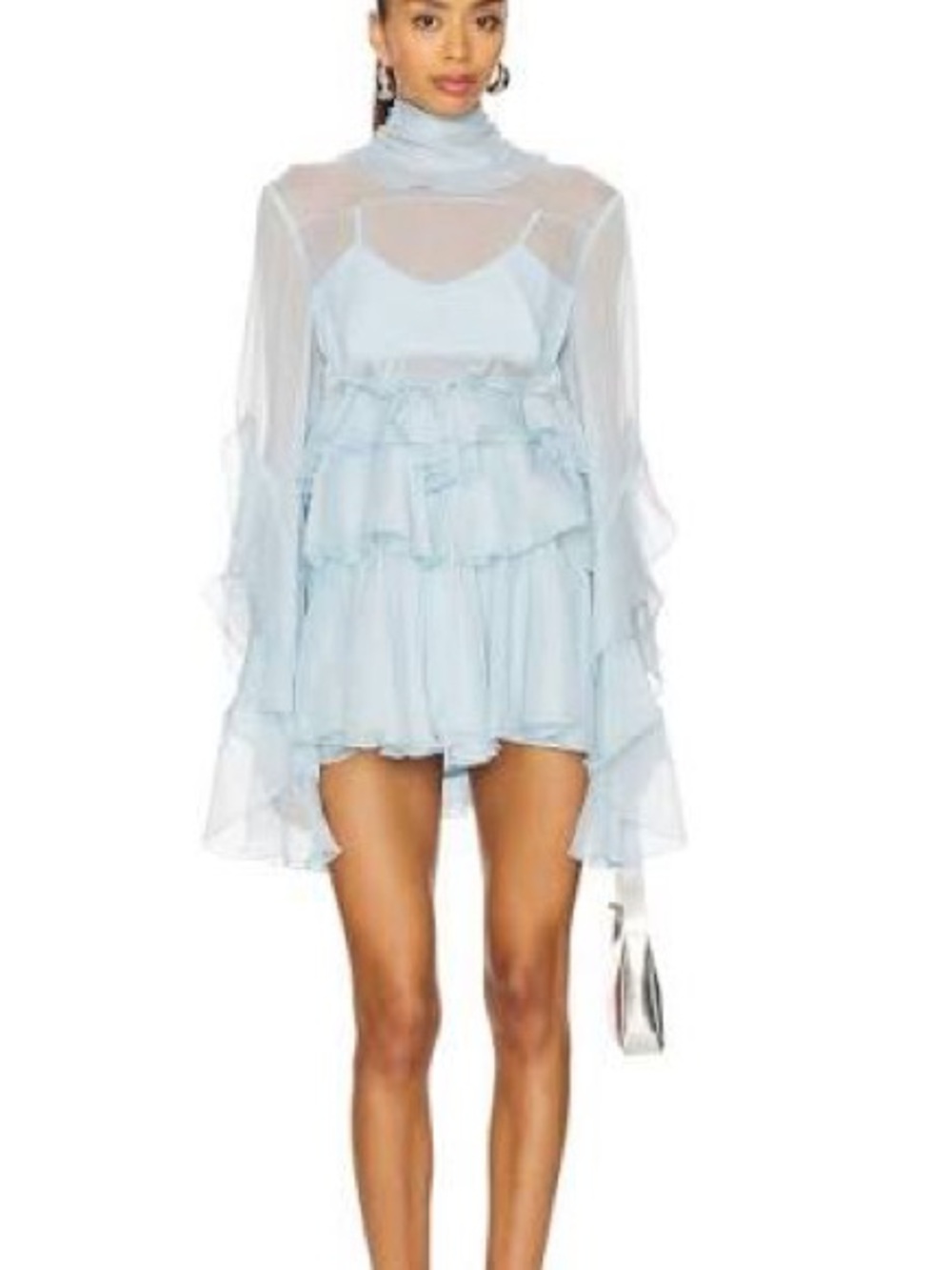 Bardot Anyssa Ruffle Mini sz 8 - Picture 6 of 12